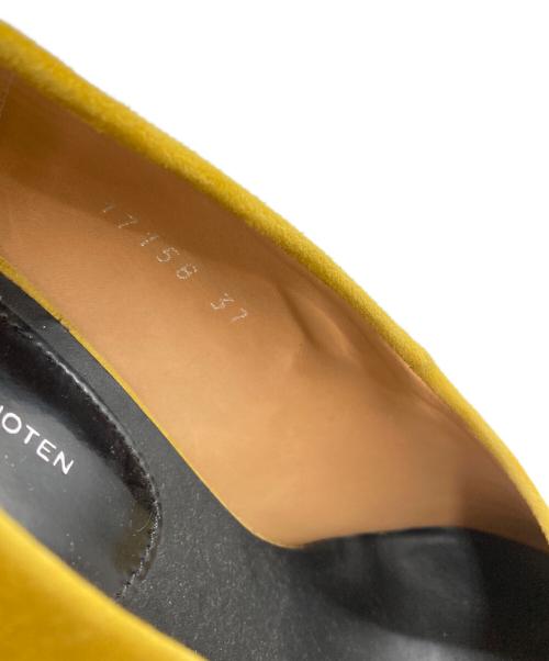 DRIES VAN NOTEN（ドリスヴァンノッテン）DRIES VAN NOTEN (ドリスヴァンノッテン) バイカラースウェードパンプス/Two-tone suede pumps イエロー サイズ:37の古着・服飾アイテム
