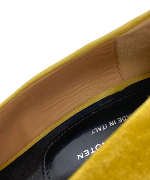 DRIES VAN NOTEN（ドリスヴァンノッテン）DRIES VAN NOTEN (ドリスヴァンノッテン) バイカラースウェードパンプス/Two-tone suede pumps イエロー サイズ:37の古着・服飾アイテム
