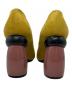中古・古着 DRIES VAN NOTEN (ドリスヴァンノッテン) バイカラースウェードパンプス/Two-tone suede pumps イエロー サイズ:37：12000円