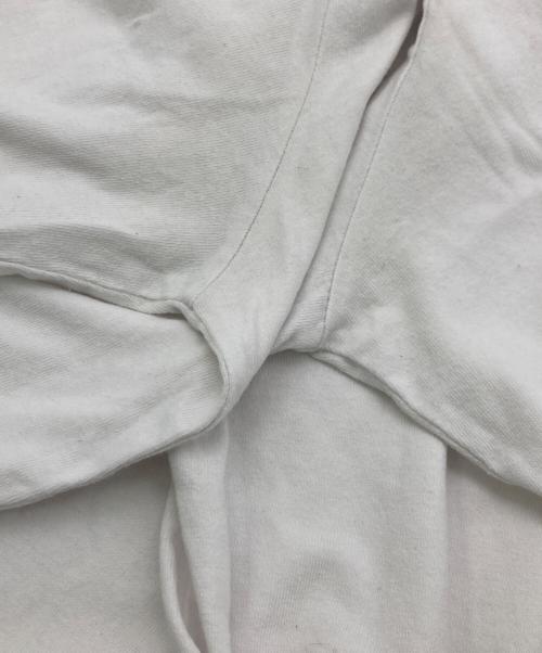 stussy（ステューシー）stussy (ステューシー) ロゴ刺繍長袖Tシャツ ホワイト サイズ:Sの古着・服飾アイテム