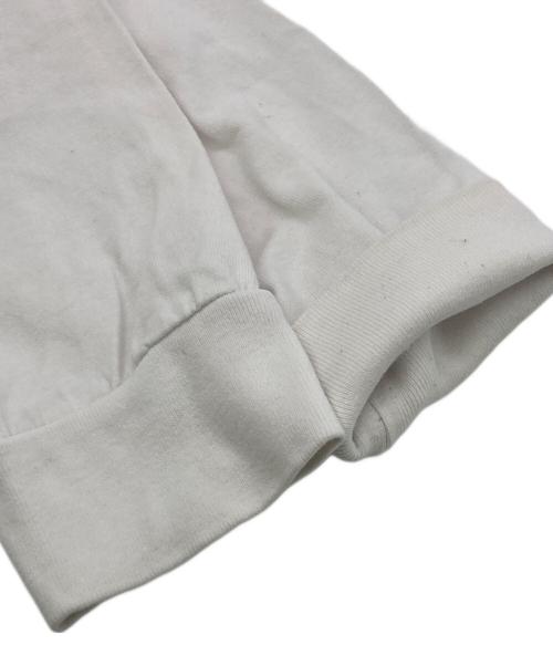 stussy（ステューシー）stussy (ステューシー) ロゴ刺繍長袖Tシャツ ホワイト サイズ:Sの古着・服飾アイテム