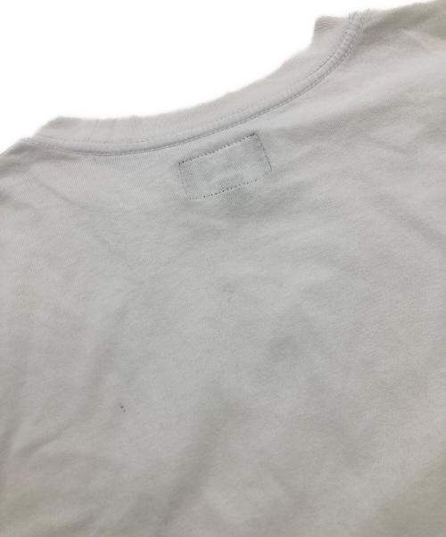 stussy（ステューシー）stussy (ステューシー) ロゴ刺繍長袖Tシャツ ホワイト サイズ:Sの古着・服飾アイテム