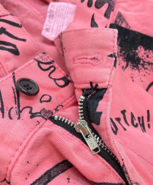 COMME des GARCONS SHIRT（コムデギャルソンシャツ）COMME des GARCONS SHIRT (コムデギャルソンシャツ) グラフィックプリントワイドショーツ/Graphic print wide shorts ピンク サイズ:XLの古着・服飾アイテム