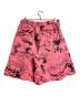 COMME des GARCONS SHIRT (コムデギャルソンシャツ) グラフィックプリントワイドショーツ/Graphic print wide shorts ピンク サイズ:XL：20000円