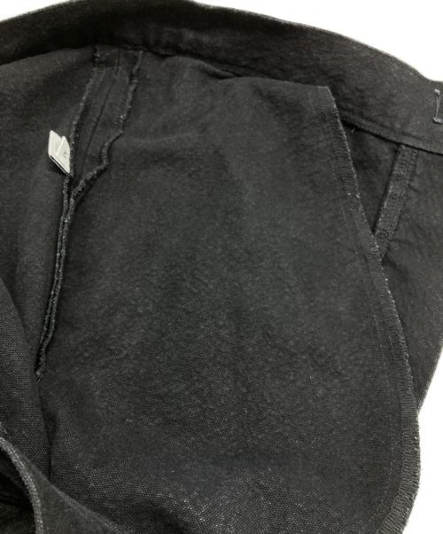 nancy stella soto（ナンシーステラソト）nancy stella soto (ナンシーステラソト) アシメワイドデニムパンツ/Asymmetrical wide-leg denim pants ブラック サイズ:Ｍの古着・服飾アイテム