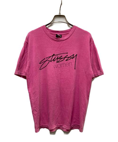 stussy women（ステューシーウィメン）Stussy Women (ステューシーウィメン) Tシャツ ピンク サイズ:Sの古着・服飾アイテム