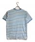 RRL (ダブルアールエル) ボーダーTシャツ/Border t-shirt ブルー サイズ:L：8000円