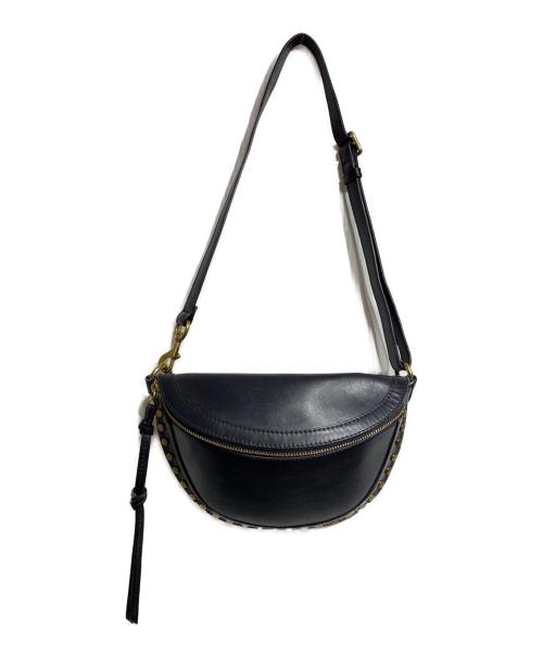 ISABEL MARANT（イザベルマラン）ISABEL MARANT (イザベルマラン) SKANOスタッズレザーショルダーバッグ/Studded leather shoulder bag ブラックの古着・服飾アイテム