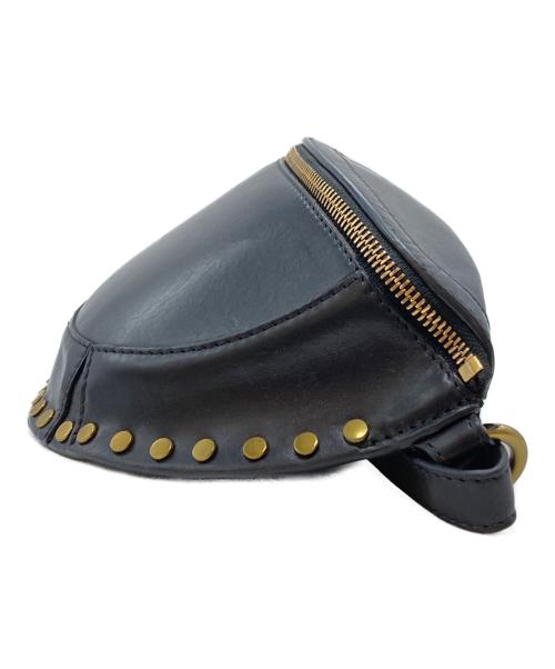 ISABEL MARANT（イザベルマラン）ISABEL MARANT (イザベルマラン) SKANOスタッズレザーショルダーバッグ/Studded leather shoulder bag ブラックの古着・服飾アイテム