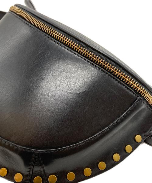 ISABEL MARANT（イザベルマラン）ISABEL MARANT (イザベルマラン) SKANOスタッズレザーショルダーバッグ/Studded leather shoulder bag ブラックの古着・服飾アイテム