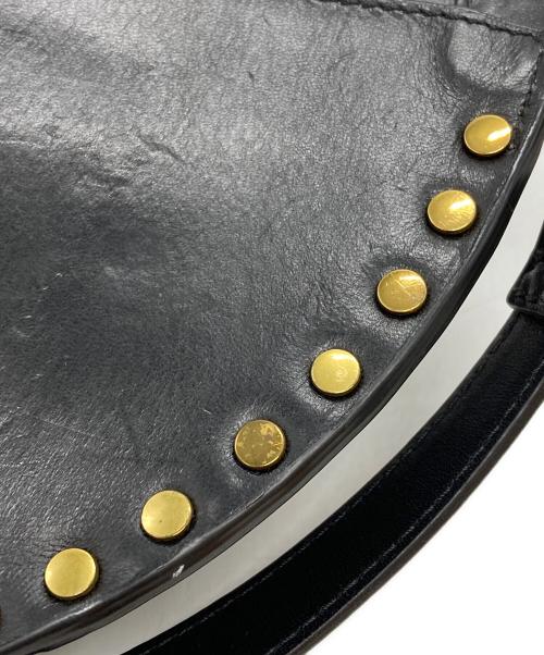 ISABEL MARANT（イザベルマラン）ISABEL MARANT (イザベルマラン) SKANOスタッズレザーショルダーバッグ/Studded leather shoulder bag ブラックの古着・服飾アイテム