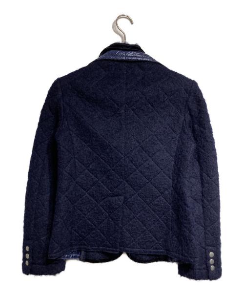 tricot COMME des GARCONS（トリココムデギャルソン）tricot COMME des GARCONS (トリココムデギャルソン) モヘアレイヤードジャケット/Mohair layered jacket ネイビー サイズ:Mの古着・服飾アイテム