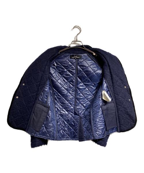 tricot COMME des GARCONS（トリココムデギャルソン）tricot COMME des GARCONS (トリココムデギャルソン) モヘアレイヤードジャケット/Mohair layered jacket ネイビー サイズ:Mの古着・服飾アイテム
