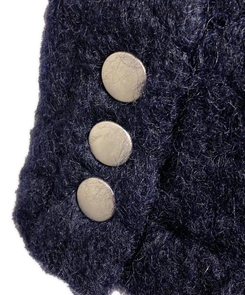 tricot COMME des GARCONS（トリココムデギャルソン）tricot COMME des GARCONS (トリココムデギャルソン) モヘアレイヤードジャケット/Mohair layered jacket ネイビー サイズ:Mの古着・服飾アイテム