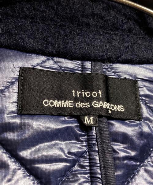 tricot COMME des GARCONS（トリココムデギャルソン）tricot COMME des GARCONS (トリココムデギャルソン) モヘアレイヤードジャケット/Mohair layered jacket ネイビー サイズ:Mの古着・服飾アイテム