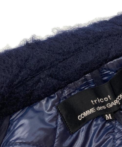 tricot COMME des GARCONS（トリココムデギャルソン）tricot COMME des GARCONS (トリココムデギャルソン) モヘアレイヤードジャケット/Mohair layered jacket ネイビー サイズ:Mの古着・服飾アイテム