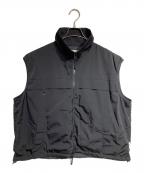 BASICKSベイシックス）の古着「Limonta Nylon Vest/リモンタ ナイロン ベスト」｜ブラック