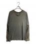 YOHJI YAMAMOTO（ヨウジヤマモト）の古着「Vネックネイヤードカットソー/Layered V-neck cut and sewn」｜グレー