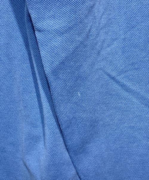PRADA（プラダ）PRADA (プラダ) Cotton Long Sleeve Red Tab Polo/コットン長袖レッドタブポロシャツ ブルー サイズ:XXLの古着・服飾アイテム