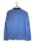 PRADA (プラダ) Cotton Long Sleeve Red Tab Polo/コットン長袖レッドタブポロシャツ ブルー サイズ:XXL：14000円