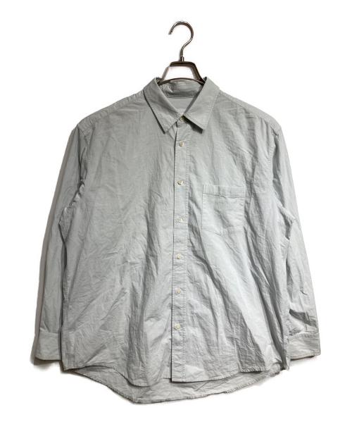 ssstein（シュタイン）ssstein (シュタイン) OVERSIZED STANDARD SHIRT/オーバーサイズスタンダードシャツ ブルー サイズ:Sの古着・服飾アイテム
