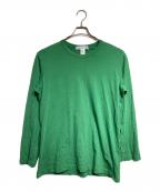 COMME des GARCONS SHIRTコムデギャルソンシャツ）の古着「ロングスリーブカットソー/Long sleeve top」｜グリーン