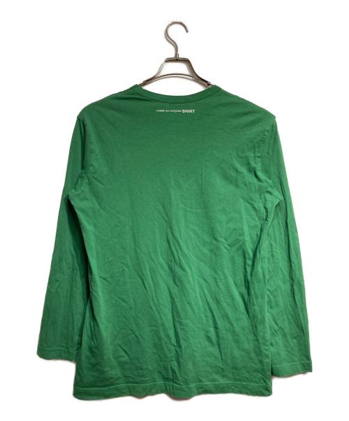 COMME des GARCONS SHIRT（コムデギャルソンシャツ）COMME des GARCONS SHIRT (コムデギャルソンシャツ) ロングスリーブカットソー/Long sleeve top グリーン サイズ:XLの古着・服飾アイテム