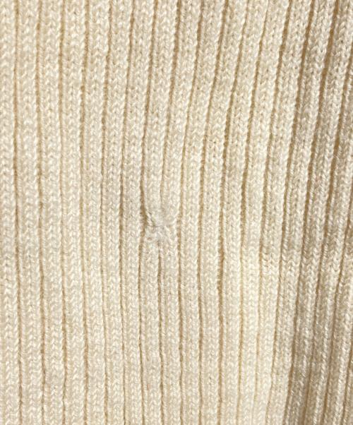 Yohji Yamamoto pour homme（ヨウジヤマモト プールオム）Yohji Yamamoto pour homme (ヨウジヤマモト プールオム) リブラインウールニット/Ribbed wool knit ベージュ サイズ:Mの古着・服飾アイテム
