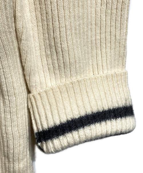 Yohji Yamamoto pour homme（ヨウジヤマモト プールオム）Yohji Yamamoto pour homme (ヨウジヤマモト プールオム) リブラインウールニット/Ribbed wool knit ベージュ サイズ:Mの古着・服飾アイテム