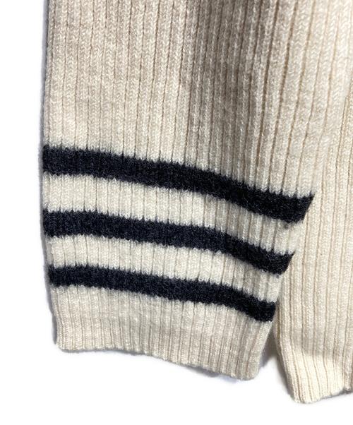 Yohji Yamamoto pour homme（ヨウジヤマモト プールオム）Yohji Yamamoto pour homme (ヨウジヤマモト プールオム) リブラインウールニット/Ribbed wool knit ベージュ サイズ:Mの古着・服飾アイテム