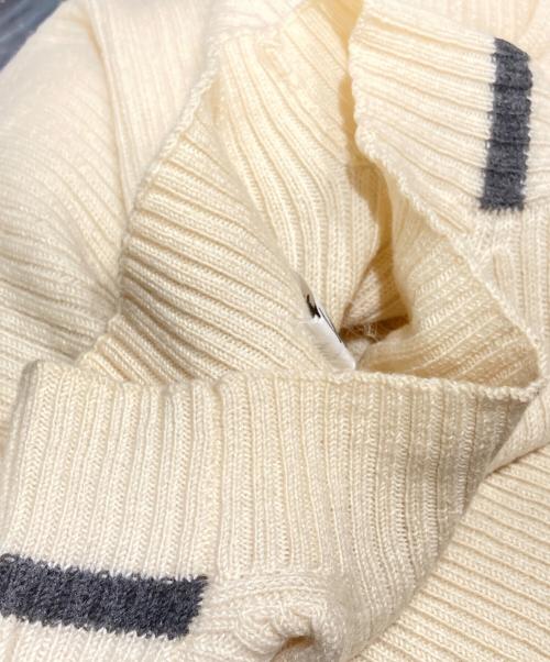 Yohji Yamamoto pour homme（ヨウジヤマモト プールオム）Yohji Yamamoto pour homme (ヨウジヤマモト プールオム) リブラインウールニット/Ribbed wool knit ベージュ サイズ:Mの古着・服飾アイテム