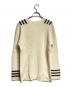 Yohji Yamamoto pour homme (ヨウジヤマモト プールオム) リブラインウールニット/Ribbed wool knit ベージュ サイズ:M：15000円