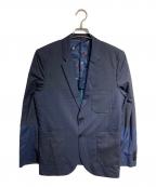 PAUL SMITHポールスミス）の古着「シルクテーラードジャケット/silk tailored jacket」｜ネイビー