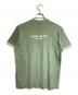 STONE ISLAND (ストーンアイランド) ストライプ切替バックロゴTシャツ/Striped back logo T-shirt グリーン サイズ:L：12000円