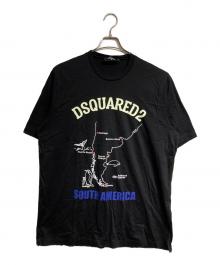 DSQUARED2（ディースクエアード）の古着「プリントTシャツ/Printed t-shirt」｜ブラック