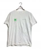 OFFWHITEオフホワイト）の古着「ブロックアロープリントTシャツ/Block arrow print T-shirt」｜ホワイト