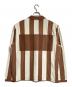 FRED PERRY (フレッドペリー) CRAIG GREEN (クレイグ グリーン) ストライプポロシャツ/Striped polo shirt ブラウン サイズ:XL：12000円