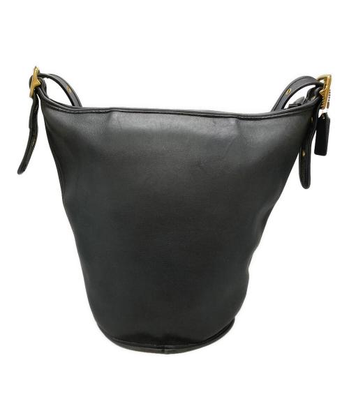 COACH（コーチ）COACH (コーチ) バケツレザーショルダーバッグ/Bucket Leather Shoulder Bag ネイビーの古着・服飾アイテム