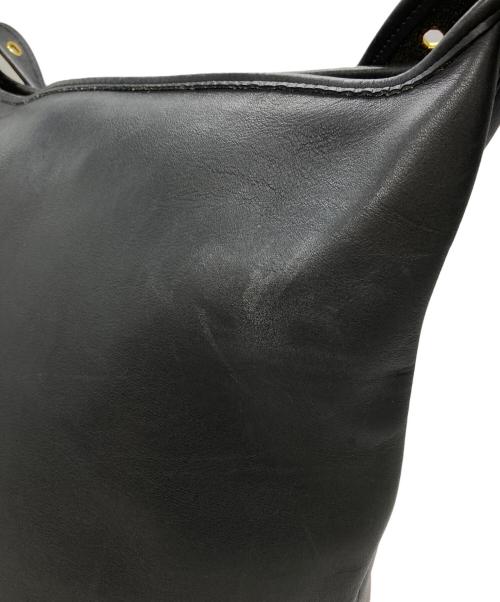 COACH（コーチ）COACH (コーチ) バケツレザーショルダーバッグ/Bucket Leather Shoulder Bag ネイビーの古着・服飾アイテム