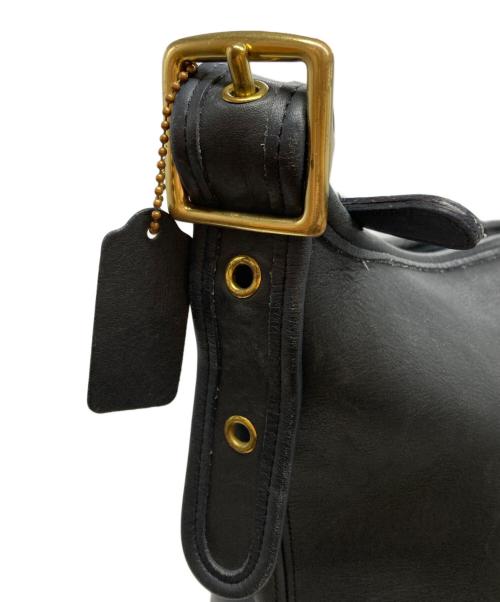 COACH（コーチ）COACH (コーチ) バケツレザーショルダーバッグ/Bucket Leather Shoulder Bag ネイビーの古着・服飾アイテム