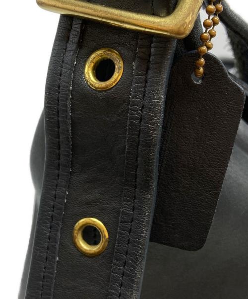 COACH（コーチ）COACH (コーチ) バケツレザーショルダーバッグ/Bucket Leather Shoulder Bag ネイビーの古着・服飾アイテム
