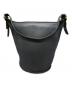 COACH（コーチ）の古着「バケツレザーショルダーバッグ/Bucket Leather Shoulder Bag」｜ネイビー