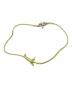 blanc iris (ブランイリス) スネークチャームブレスレット/snake charm bracelet グリーン サイズ:不明：8000円