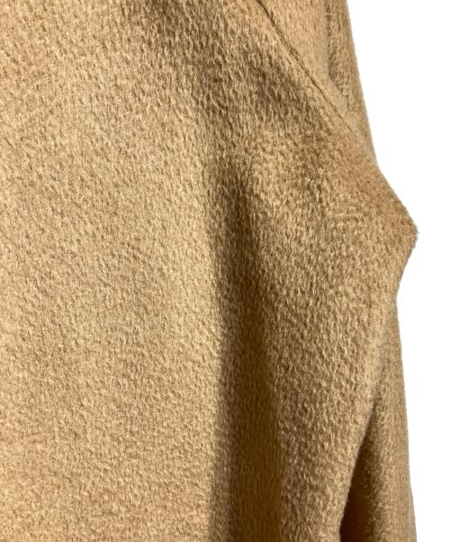 MaxMara（マックスマーラ）MaxMara (マックスマーラ) テディベアキャメルフーデットコート ブラウン サイズ:36の古着・服飾アイテム