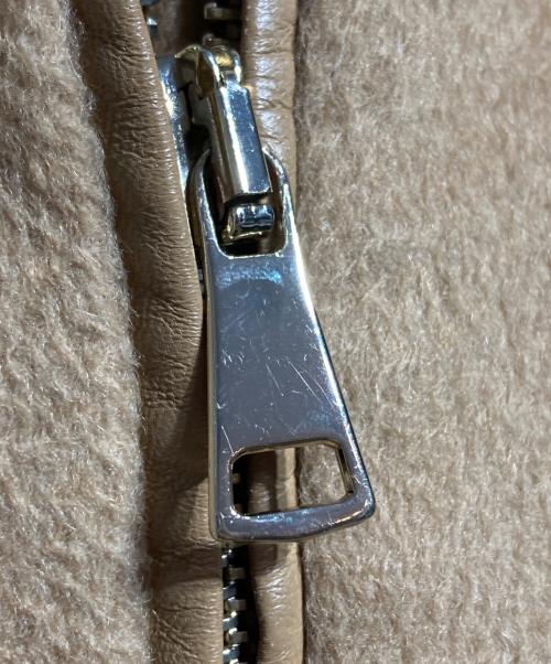 MaxMara（マックスマーラ）MaxMara (マックスマーラ) テディベアキャメルフーデットコート ブラウン サイズ:36の古着・服飾アイテム
