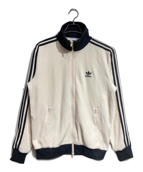 adidas（アディダス）adidas (アディダス) ワッフル クラシック トラックトップ/Waffle Classic Track Top ホワイト サイズ:Lの古着・服飾アイテム