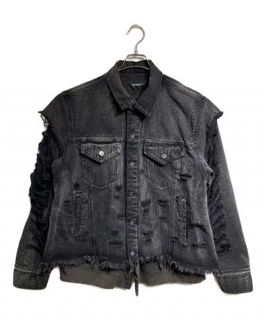 中古・古着通販】GRANCY (グランシー) Sweat Docking Design Damage