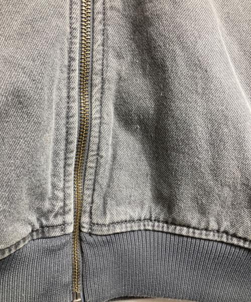 adidas（アディダス）adidas (アディダス) LOOSE SST DENIM BLACK WASH JACKET グレー サイズ:Mの古着・服飾アイテム