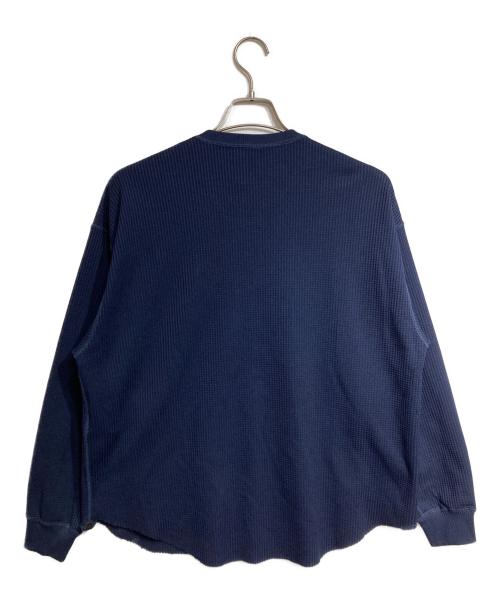 DAIWA PIER39（ダイワ ピア39）DAIWA PIER39 (ダイワ ピア39) TECH THERMAL HENLEY CREW L/S/テック サーマル ヘンリー クルー　ロングリーブ ネイビー サイズ:Mの古着・服飾アイテム