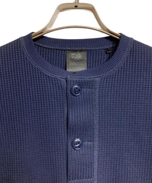DAIWA PIER39（ダイワ ピア39）DAIWA PIER39 (ダイワ ピア39) TECH THERMAL HENLEY CREW L/S/テック サーマル ヘンリー クルー　ロングリーブ ネイビー サイズ:Mの古着・服飾アイテム